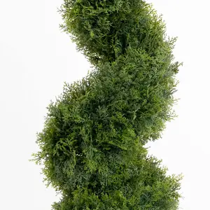 Blooming Artificial - 90cm / 3ft Fake Cedar Spiral- Pack of 2