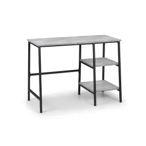 Stylish Concrete Effect Office Desk