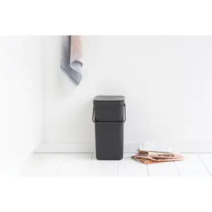 Brabantia Sort and Go 16 Litre Recycling Bin Grey