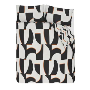 St. Charles Polyester Abstract Duvet Cover Set with Pillowcases 230 x 220cm