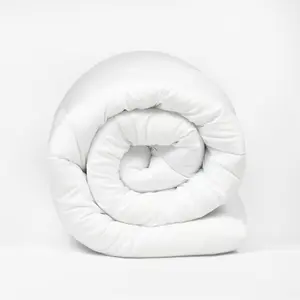 OHS 15 TOG Microfiber Duvet Quilt Microfibre Bedding, White - Double