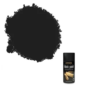 Rust-Oleum Fabric Black Multi-surface Spray paint, 150ml