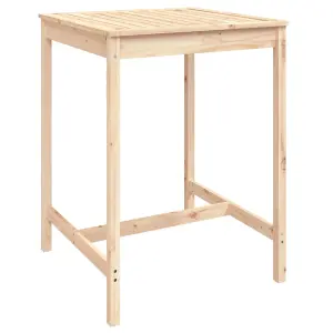 Berkfield Garden Table 82.5x82.5x110 cm Solid Wood Pine