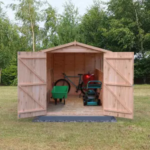 Shire Overlap 10x6 Double Door Shed with Windows