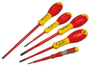 STANLEY XTHT0-62694 FatMax VDE Insulated Screwdriver Set, 5 Piece Plusminus STA062694