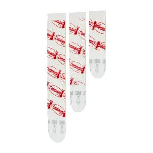 3M Command Small, medium & large White Replacement adhesive strip (Holds)4.4kg, Pack of 16