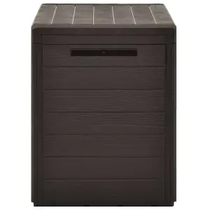 Berkfield Garden Storage Box Brown 78x44x55 cm