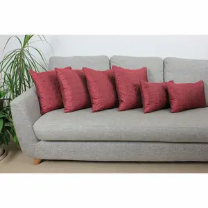 Bloxom Square Throw Cushion Charcoal Grey / 60 x 60cm