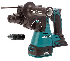 Makita DHR243Z 18v LXT Brushless Rotary Hammer Drill + DX02 Dust Extractor Unit