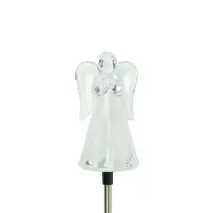 Festive Lights Solar Powered Angel LED Stake Light Memorial IP44 Outdoor Garden Rememberence Decoration