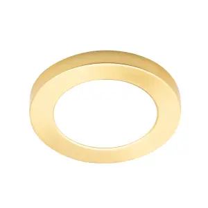 Litecraft Brass Magnetic Bezel For 6W Darly Bathroom Flush Ceiling Light