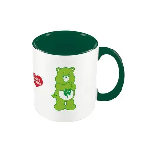 Care Bears Green Is My Lucky Colour Inner Two Tone Mug Green/White (One Size)