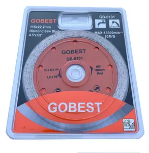 GOBEST  GB-0101, angle grinder disc, tile cutting diamond disc  115 mm, 22.2 bore