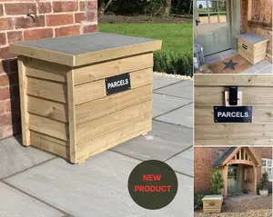 Delivery Box, Garden Store, Muddy Shoes Boots Wellingtons Storage, Log Store, Grocery Delivery Box - Delivered Fully Assembled