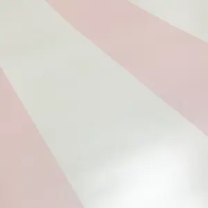 Sassy B Pink Stripe Mica effect Embossed Wallpaper