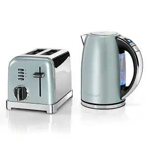 Cuisinart Style Light Pistachio Multi-Temp Kettle & 2 Sl Toaster Breakfast Set