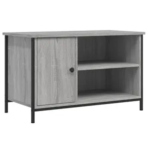 Berkfield TV Cabinet Grey Sonoma 80x40x50 cm Engineered Wood