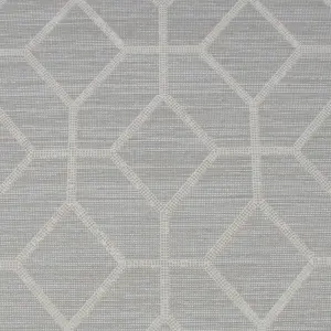 Boutique Asscher Beige Geometric Textured Wallpaper