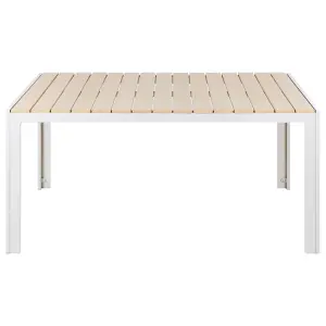 Garden Table Synthetic Material Beige COMO