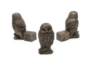 Tawny Owl Plant Pot Feet - Set of 3 - L8 x W4.5 x H9.5 cm