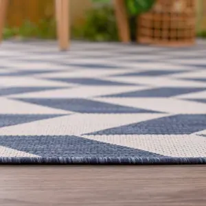 Ecology Collection Outdoor Rugs in Blue  600Blu