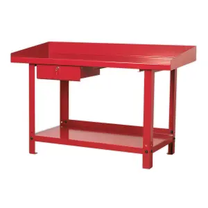 Sealey Workbench Steel 1.5 Meters With 1 Drawer Work Top 1000kg Capacity AP1015