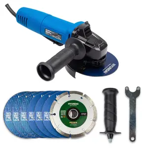 Hyundai 900W Electric Angle Grinder HYAG900E