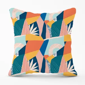 Modern Floral Pattern Outdoor Cushion 45cm x 45cm