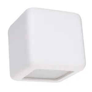 Nesta Ceramic White 1 Light Classic Wall Light