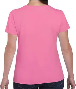 Gildan Ladies Heavy Cotton T-Shirt GD95 - Azalea, Medium