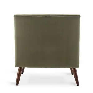 Velvet Sage Green Franca Accent Chair