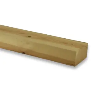 PACK OF 5 (Total 5 Units) - 100mm x 150mm (6" x 4") Sawn Timber Carcassing Wood Softwood Timber - 3.6m Length