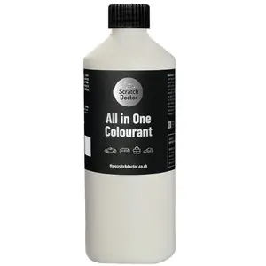 Scratch Doctor All In One Leather Colourant, Leather Dye, Leather Paint 500ml Light Cream