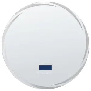 LED Bathroom Mirror TANAY With Built-In Bluetooth Speaker Silver