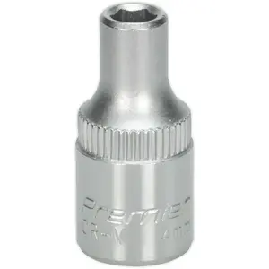 4mm Chrome Vanadium Forged Steel Drive Socket - 1/4 Inch Square Drive