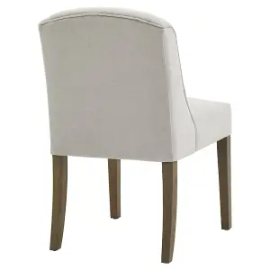 Compton Dining Chair - Wood - L59 x W52 x H87 cm - Grey