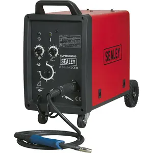 High-Performance 200A MIG Welder with Forced Air Cooling and Euro Torch