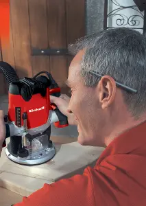 Einhell Electric Router Powerful 1200W Adjustable Wood & Milling Power Tool Perfect for DIY Workshop TE-RO 1255 E