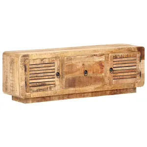 Berkfield TV Cabinet 120x30x40 cm Rough Mango Wood