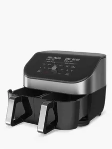 Instant Vortex Plus Clearcook Dual Baskets Air Fryer, 7.6L, Stainless Steel