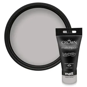 Crown Walls & Ceilings Matt Emulsion Paint Warm Winter - 40ml