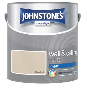 Johnstone's Wall & Ceiling Seashell Matt Paint - 2.5L