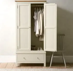 Simply Cotswold Classic Cream Double Wardrobe