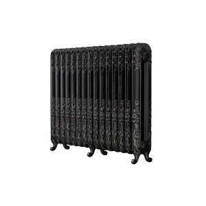 Arroll Daisy Cast iron Silver 15 Column Radiator, (W)1009mm x (H)794mm