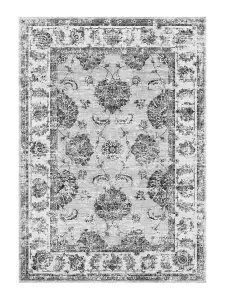 Silk Road Grey Traditional Large Rug, (L)230.5cm x (W)160cm