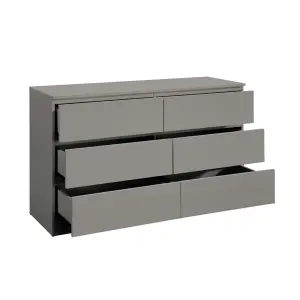 Birlea Oslo 6 Drawer Chest Grey