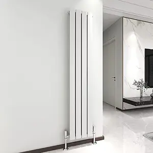 Designer Flat Panel Double Radiator 1600x272 White by MCC