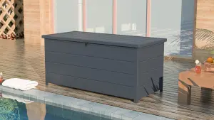 BillyOh Swindon Plastic Garden Storage Box Grey - 5ft x 2ft