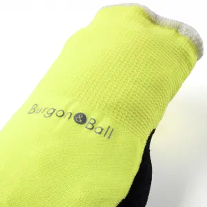 Burgon & Ball Flora brite Nylon Yellow Gardening gloves Small, Pair of 2