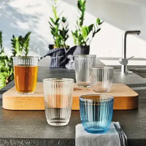 290ml Drinking Glass Blue / 12